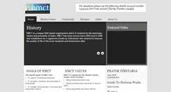 Desktop Screenshot of hmct.org.uk